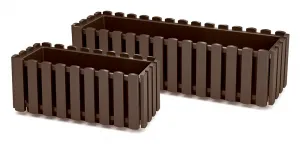 Prosperplast Kvetináč DOREEN hnedý, variant 38 cm