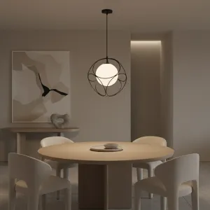 TooLight Závesná lampa LA BELLE V čierna/biela