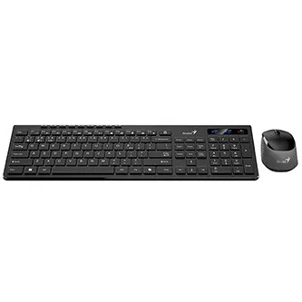 GENIUS set klávesnice + myš SlimStar 8230, Bezdrátový set, CZ+SK, černá