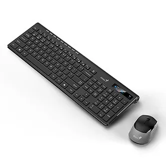 GENIUS set klávesnice + myš SlimStar 8230, Bezdrátový set, CZ+SK, černá