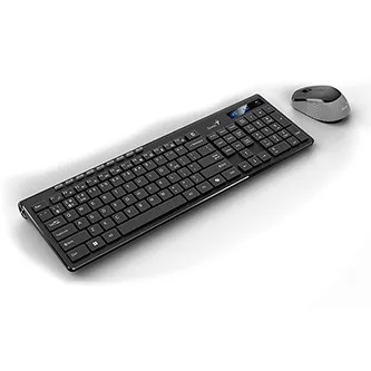 GENIUS set klávesnice + myš SlimStar 8230, Bezdrátový set, CZ+SK, černá