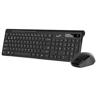 GENIUS set klávesnice + myš SlimStar 8230, Bezdrátový set, CZ+SK, černá