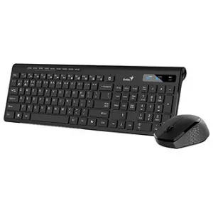 GENIUS set klávesnice + myš SlimStar 8230, Bezdrátový set, CZ+SK, černá