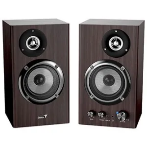 Genius reproduktory SP-HF1812BT, 2.0, 50W, tmavě hnědé, dřevěné