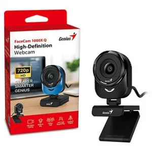Genius FaceCam 1000X Q Web kamera, černá HD 720p