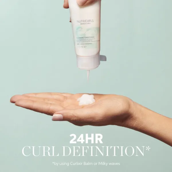 Wella Professionals Nutricurls Waves & Curls čistiaci kondicionér pre vlnité a kučeravé vlasy 250 ml