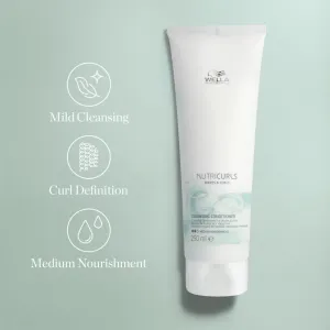 Wella Professionals Nutricurls Waves & Curls čistiaci kondicionér pre vlnité a kučeravé vlasy 250 ml