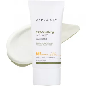 Mary&May Cica Soothing upokojujúci a ochranný krém SPF 50+ 50 ml