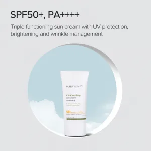 Mary&May Cica Soothing upokojujúci a ochranný krém SPF 50+ 50 ml