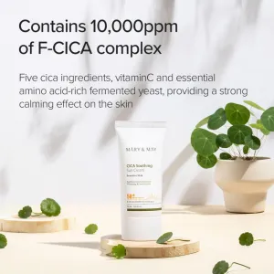 Mary&May Cica Soothing upokojujúci a ochranný krém SPF 50+ 50 ml