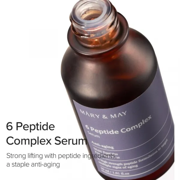 Mary&May 6 Peptide Complex intenzívne regeneračné sérum s protivráskovým účinkom 30 ml
