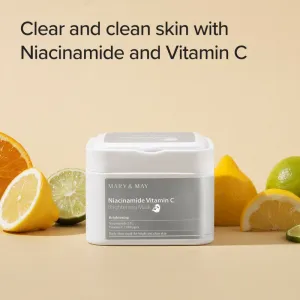 Mary&May Niacinamide Vitamin C Brightening Mask sada plátenných masiek pre rozjasnenie pleti 30 ks