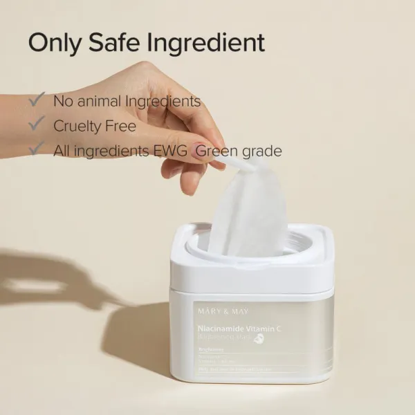 Mary&May Niacinamide Vitamin C Brightening Mask sada plátenných masiek pre rozjasnenie pleti 30 ks