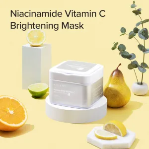 Mary&May Niacinamide Vitamin C Brightening Mask sada plátenných masiek pre rozjasnenie pleti 30 ks