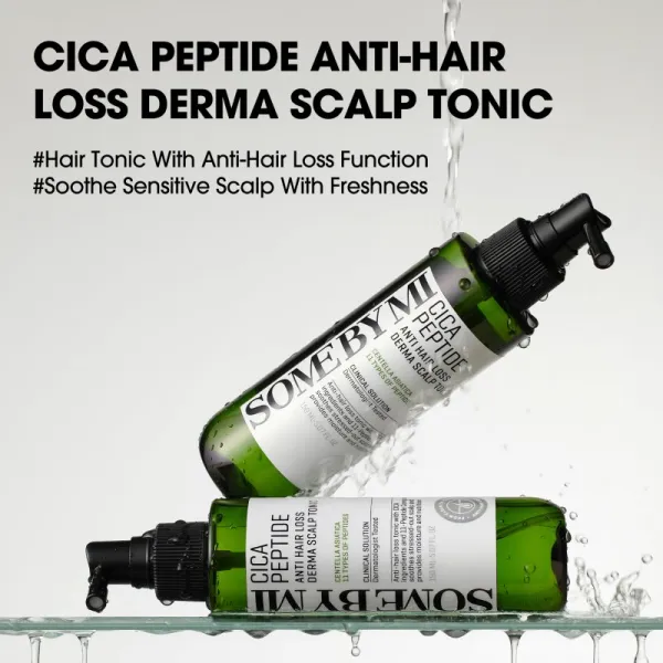 Some By Mi Cica Peptide Derma Scalp Tonic hydratačné a vyživujúce tonikum proti vypadávaniu vlasov 150 ml