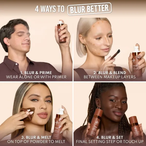 Danessa Myricks Beauty Yummy Skin Liquid Blurring Balm Setting Spray fixačný sprej na make-up s hydratačným účinkom 100 ml