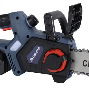 Bezuhlíková AKU reťazová píla Drillpro 12" 30Cm vhodná pre batérie Makita 18V. 3 x reťaz 2 x baterie 3Ah 22V 1 x lišta,