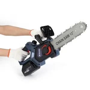 Bezuhlíková AKU reťazová píla Drillpro 12" 30Cm vhodná pre batérie Makita 18V. 3 x reťaz 2 x baterie 3Ah 22V 1 x lišta,