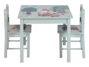 Livarno® Detský stôl s 2 stoličkami
