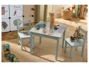 Livarno® Detský stôl s 2 stoličkami