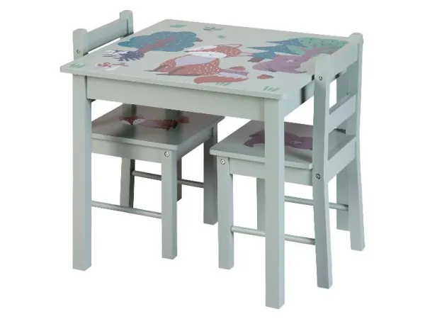 Livarno® Detský stôl s 2 stoličkami