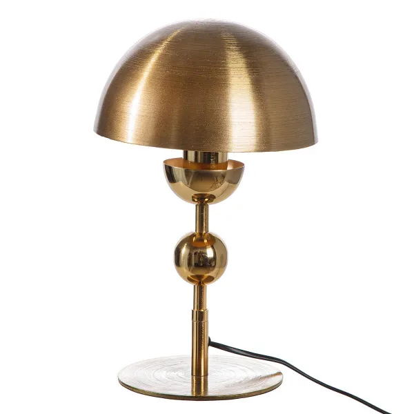 Gilde Stolní lampa Ball Metallique, 34 cm, zlatá