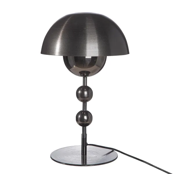 Gilde Stolní lampa Ball Metallique, 43 cm, stříbrná