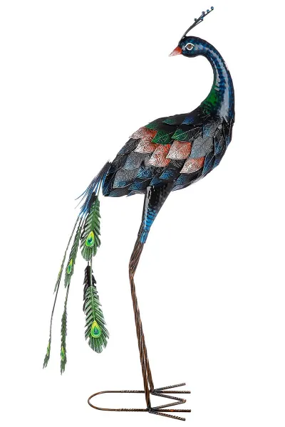 Gilde Zahradní dekorace Páv, 78 cm