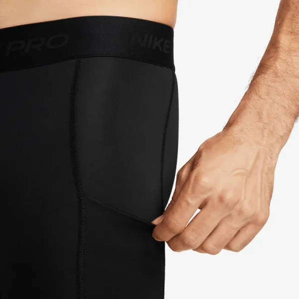 Pánske kompresné legíny NIKE M NP DF TIGHT BLACK WHITE