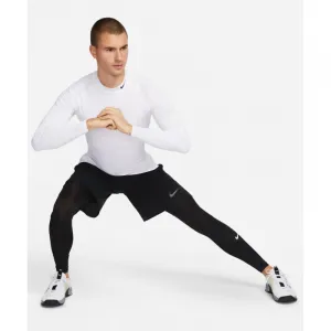 Pánske kompresné legíny NIKE M NP DF TIGHT BLACK WHITE