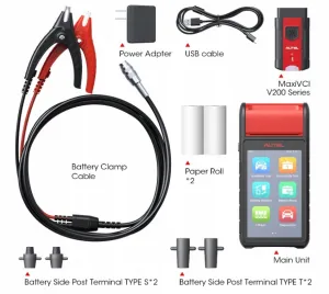 AUTEL MaxiBAS BT608 – tester batérií s tlačou a diagnostikou