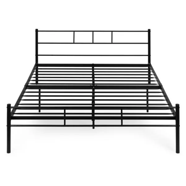 ČiernakovováposteľsostabilnýmrámomŠírka:160cm|Dĺžka:200cm