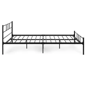 ČiernakovováposteľsostabilnýmrámomŠírka:160cm|Dĺžka:200cm