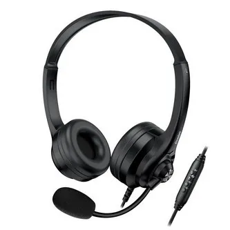 Genius HS-235U sluchátka s mikrofonem, drátová, černá