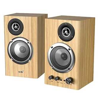 Genius reproduktory SP-HF1812BT, 2.0, 50W, světle hnědá