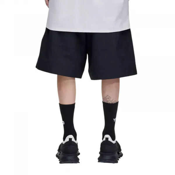 adidas Y-3 Wide Leg Shorts "Black" (KH3208)
