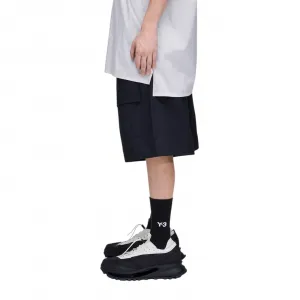 adidas Y-3 Wide Leg Shorts "Black" (KH3208)