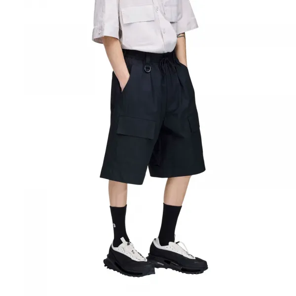 adidas Y-3 Wide Leg Shorts "Black" (KH3208)