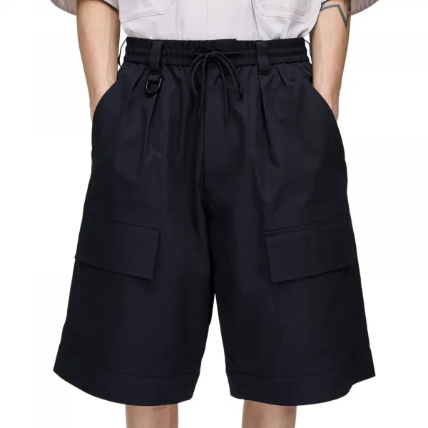 adidas Y-3 Wide Leg Shorts "Black" (KH3208)