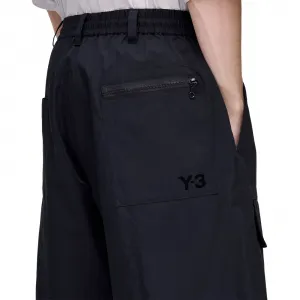 adidas Y-3 Wide Leg Shorts "Black" (KH3208)