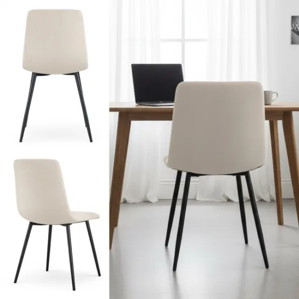 Ak furniture Čalouněná jídelní židle Milo béžová