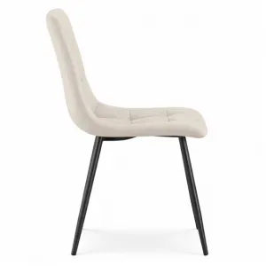 Ak furniture Čalouněná jídelní židle Nero béžová