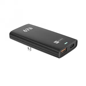 ER POWER Cestovná nabíjačka USB-C + USB-A, 67W, GaN