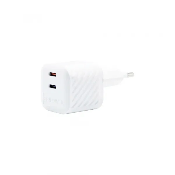 ER POWER Mini nabíjačka 2x USB-C, 65W, GaN