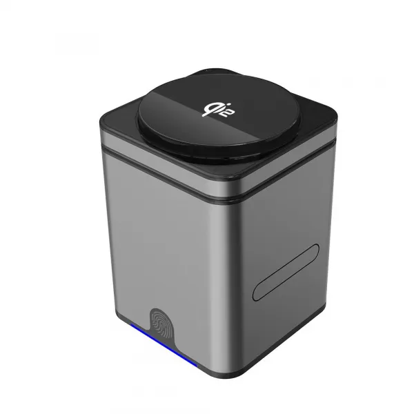 MagCube Pro Qi2 Inteligentná skladacia 3v1 bezdrôtová nabíjačka s MagSafe s 15W nabíjaním, sivá