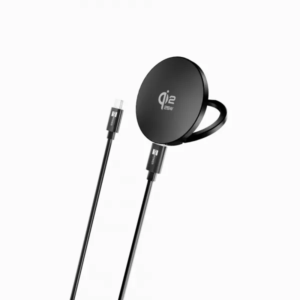 ER POWER AirPad Qi2.2 Bezdrôtová nabíjacia podložka so stojanom, 25W