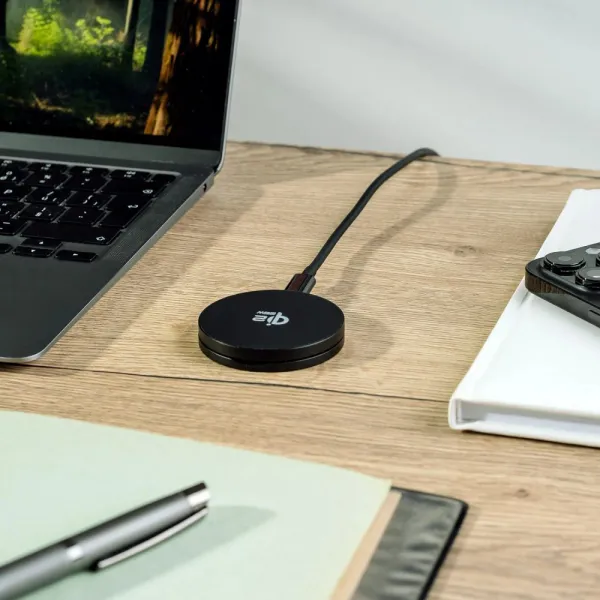 ER POWER AirPad Qi2.2 Bezdrôtová nabíjacia podložka so stojanom, 25W