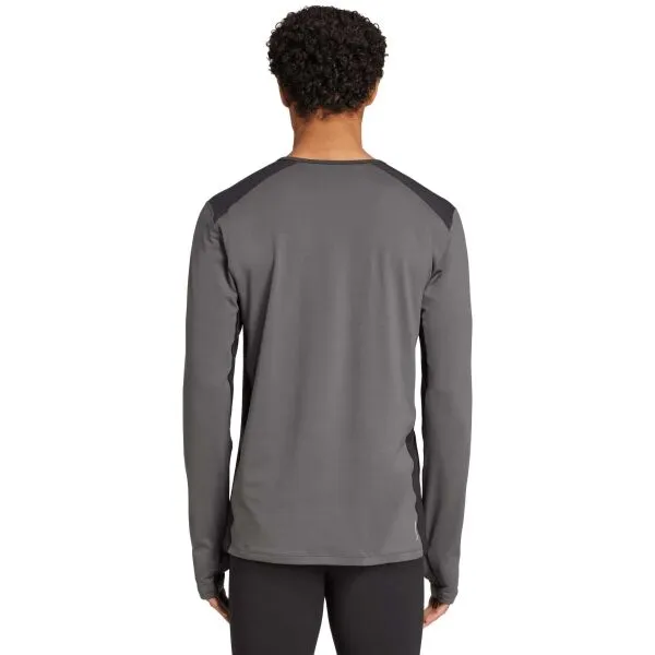 adidas MULTI SYNETIC LS Pánske športové tričko, tmavo sivá, veľkosť