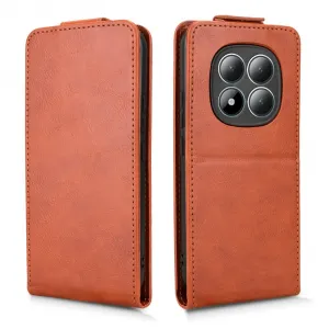 Vyklápacie puzdro pre Xiaomi Redmi Note 15 hnedé