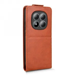Vyklápacie puzdro pre Xiaomi Redmi Note 15 hnedé